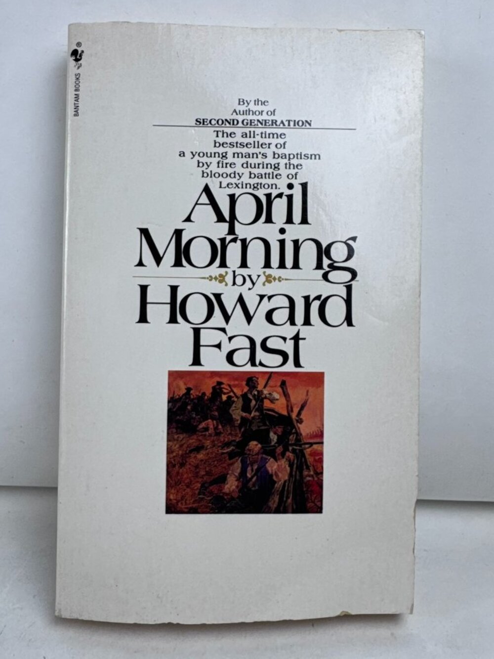 April Morning Howard Fast Vintage Paperback ISBN 0553273221 Bantam Books